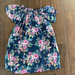 Only worn once, off the shoulder Anthro dress!